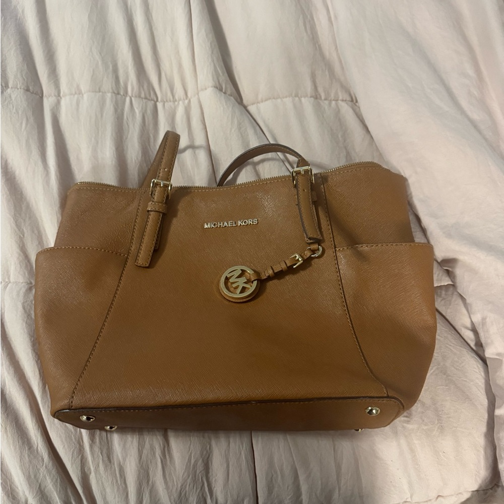 Michael Kors Brown Leather Tote